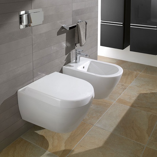 Биде, Villeroy&Boch, Subway 2.0, подвесной, шгв 375*565*280, цвет биде-альпийский белый