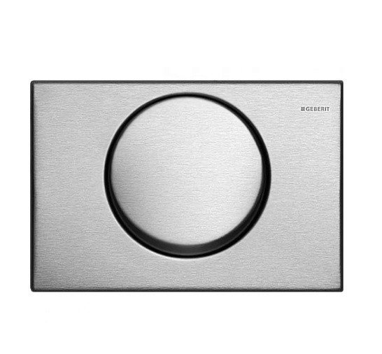 Кнопка смыва для инсталляции geberit delta 10 нержавеющая сталь