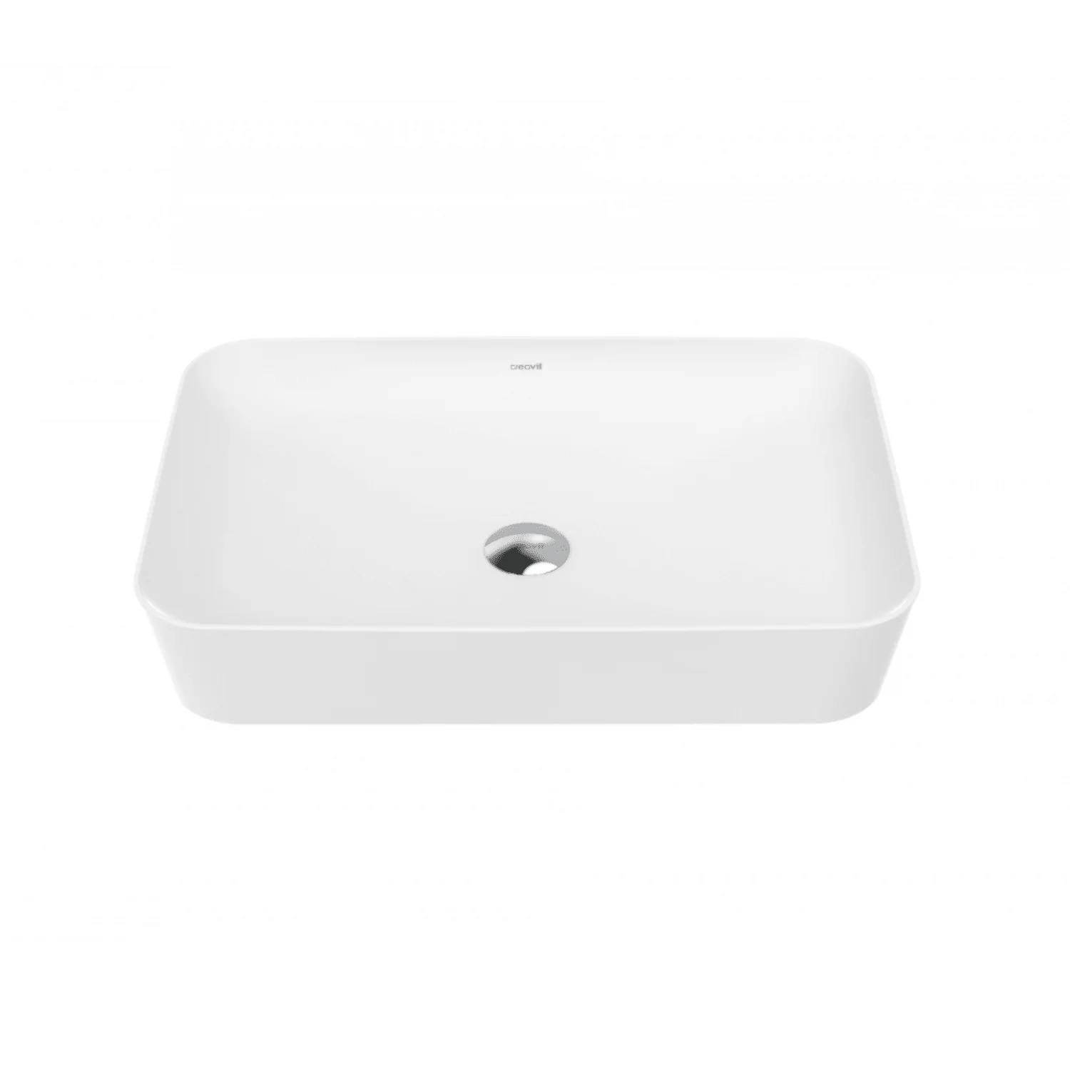 Creavit ultra ul060-00cb00e-0000 раковина накладная 600*400 мм (белый глянцевый)