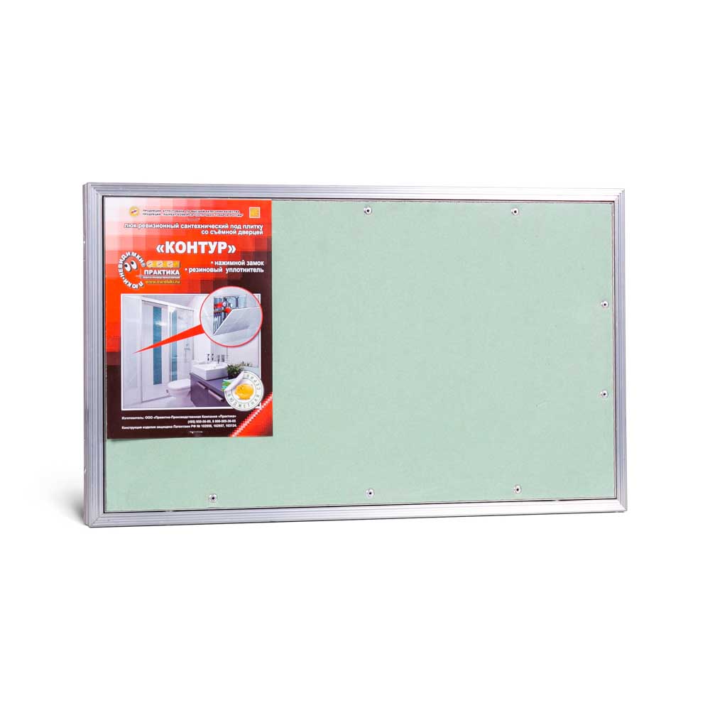 Люк со съёмной дверцей на цепочке «Контур» 500х300 мм (ШхВ)