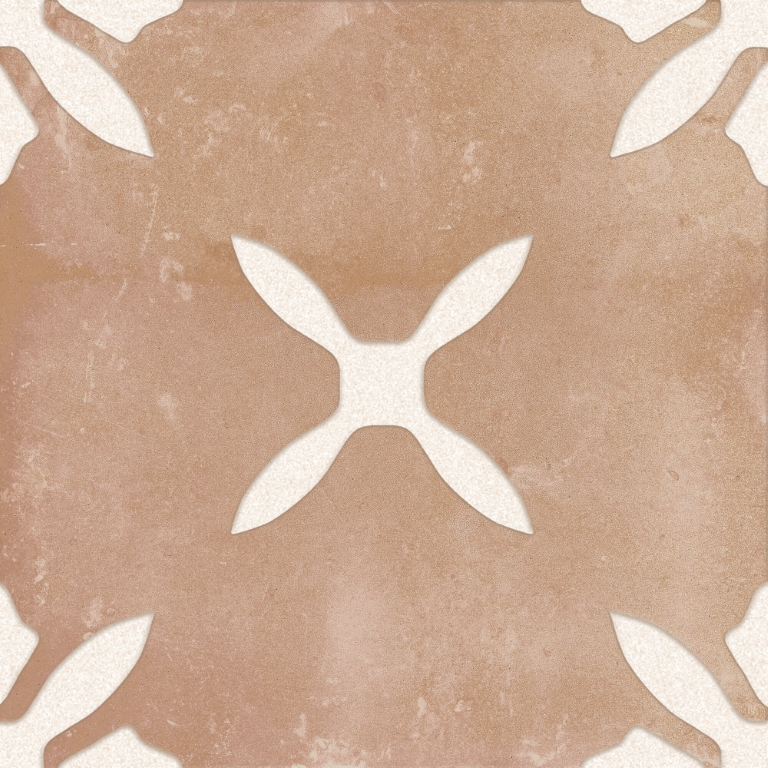 Керамогранит 40802 Pangea Clay Flower LT 22,3x22,3