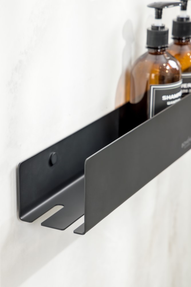 Полка для ванной boheme free 10967-b черная