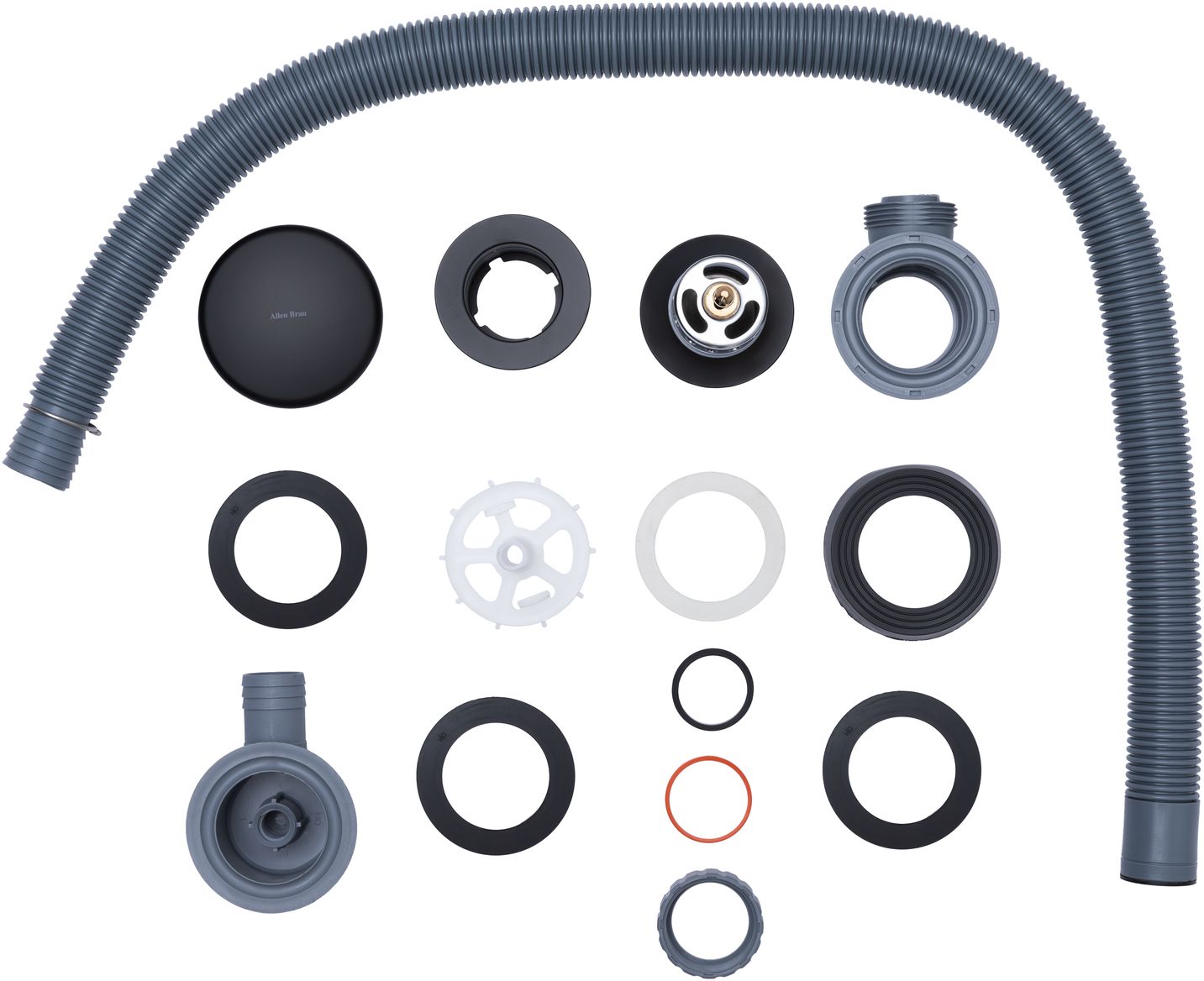 Слив-перелив для ванны allen brau priority 5.31027-31 черный матовый