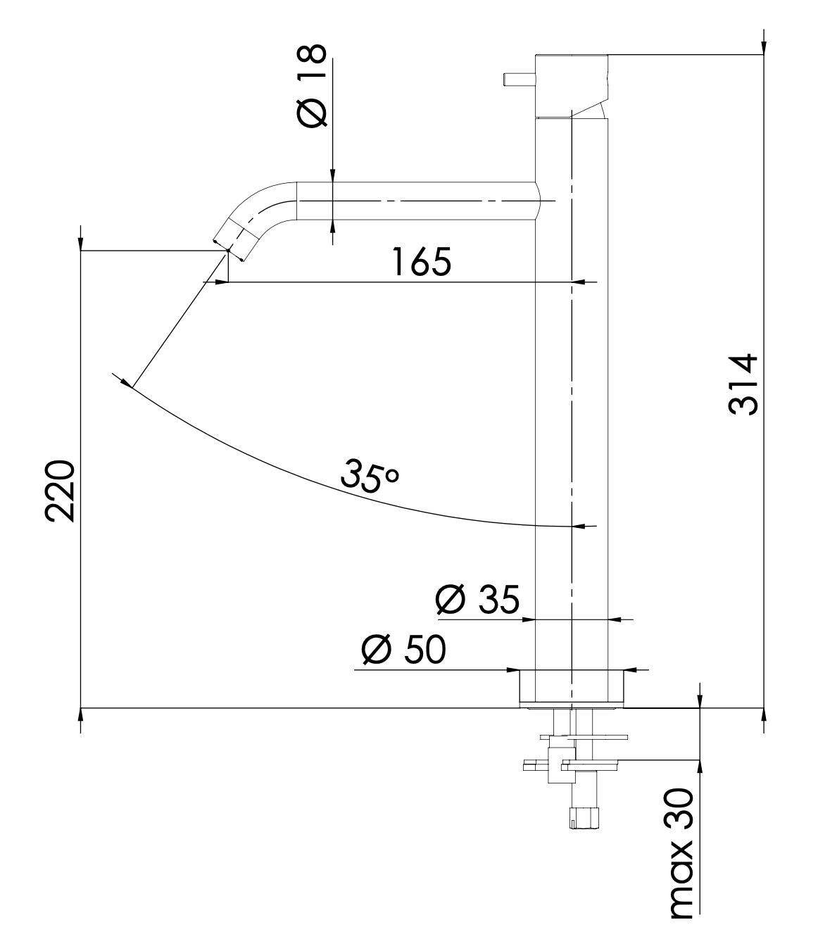 Смеситель для раковины daniel tokyo tk607bdp, золото брашированное
