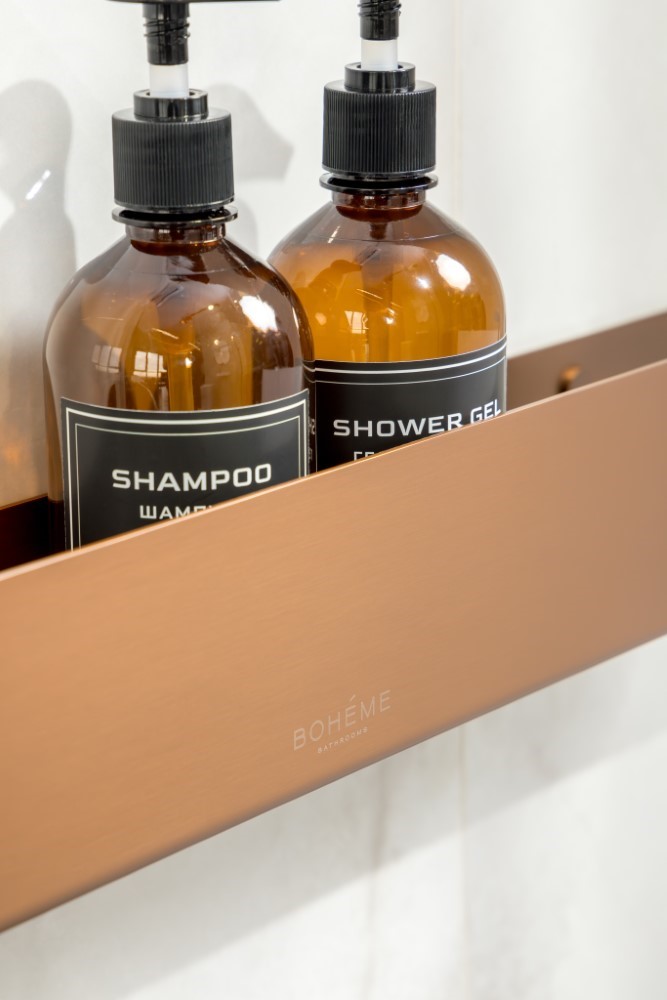 Полка boheme free 10967-brb брашированная бронза