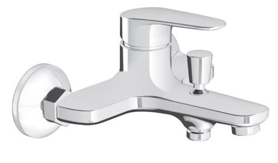 TVT10550111061 Смеситель для ванны Villeroy&Boch O.NOVO START хром