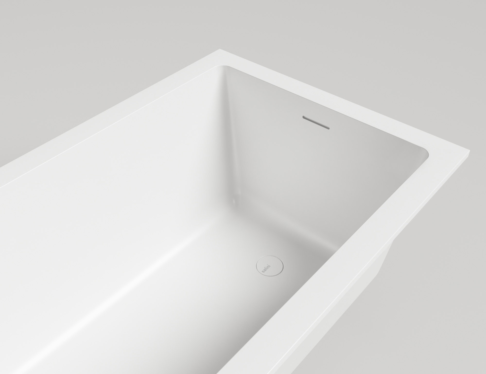 Ванна встраиваемая salini cascata kit 170x75 s-sense белый глянцевый