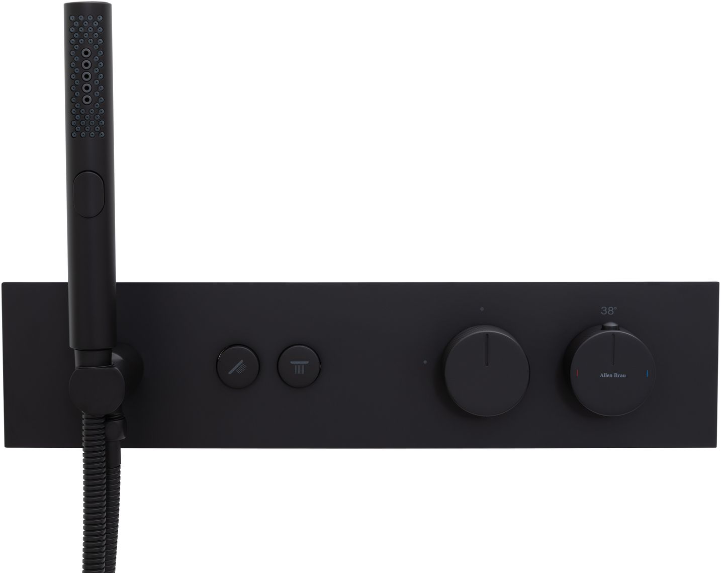 Смеситель для ванны Allen Brau Liberty 5.33010-31 (с внутренней частью, 2 хода) черный матовый