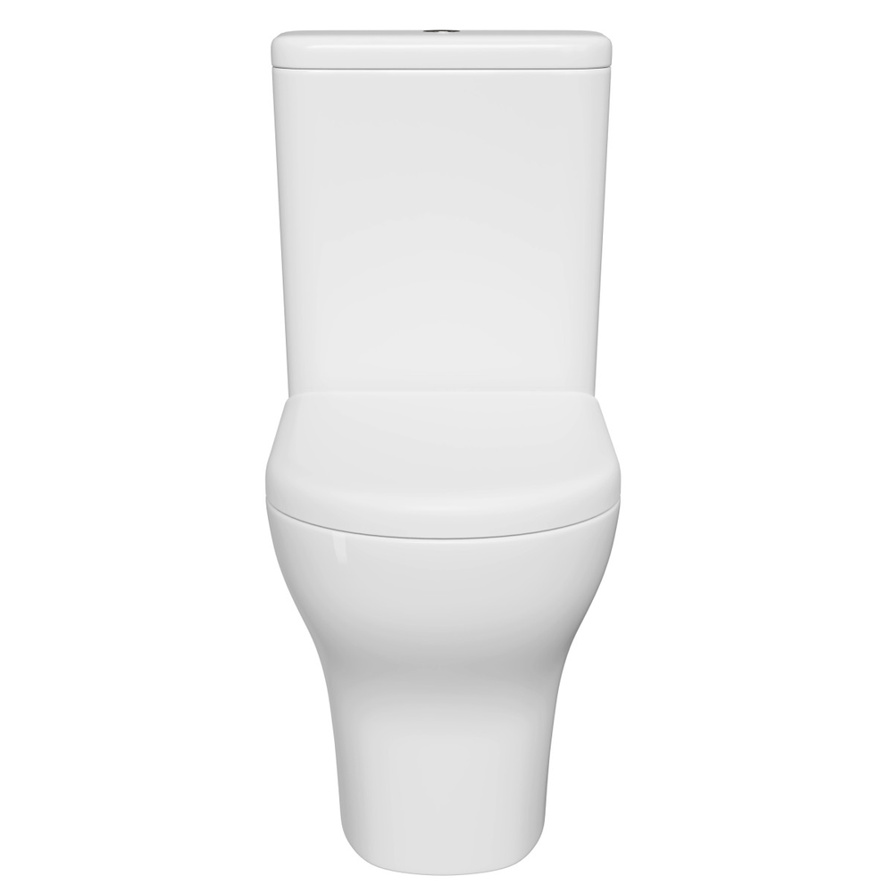 Унитаз-компакт напольный VitrA Zentrum 9012B003-7202 с сиденьем без микролифта белый санитарный фарфор антибактериальное покрытие Hygiene
