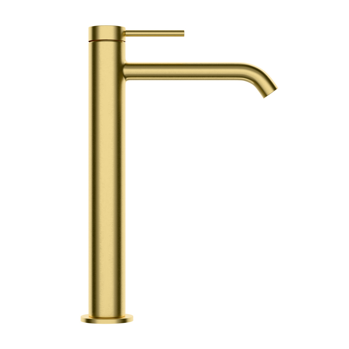 Смеситель для раковины-чаши VitrA Minimax Round A4353425EXP однорычажный брашированное золото латунь