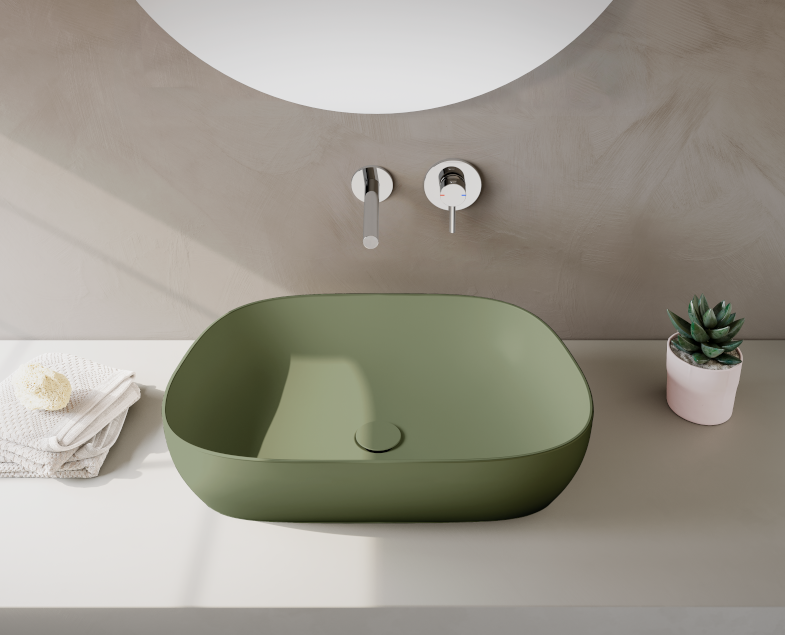 Встроенный смеситель origin для раковины, настенный, хром