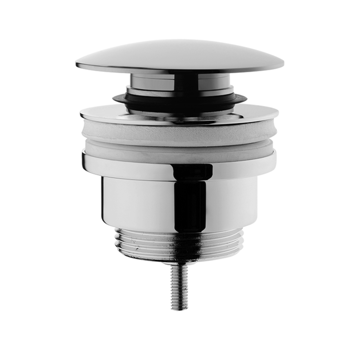 Донный клапан VitrA A45149 нажимной для раковины с переливом хром