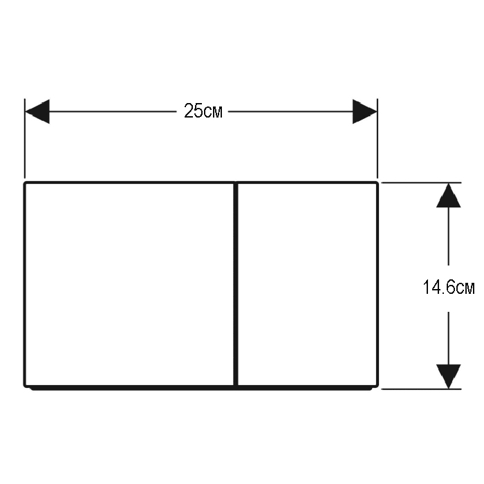 Кнопка смыва для инсталляции geberit sigma 70 латунь