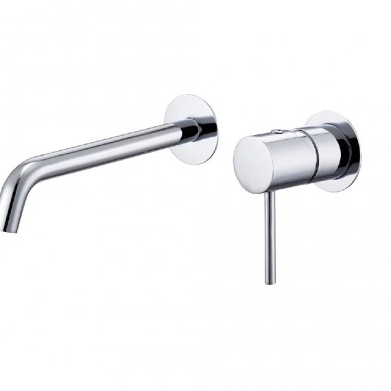 Смеситель для раковины настенный скрытая часть в комплекте imex monza glm039 chrome