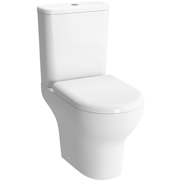 Комплект напольного унитаза zentrum open-back, сиденье микролифт, механизм 3/6 л