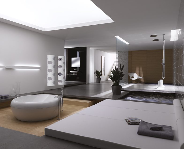 Смеситель напольный istanbul с ручным душем, хром