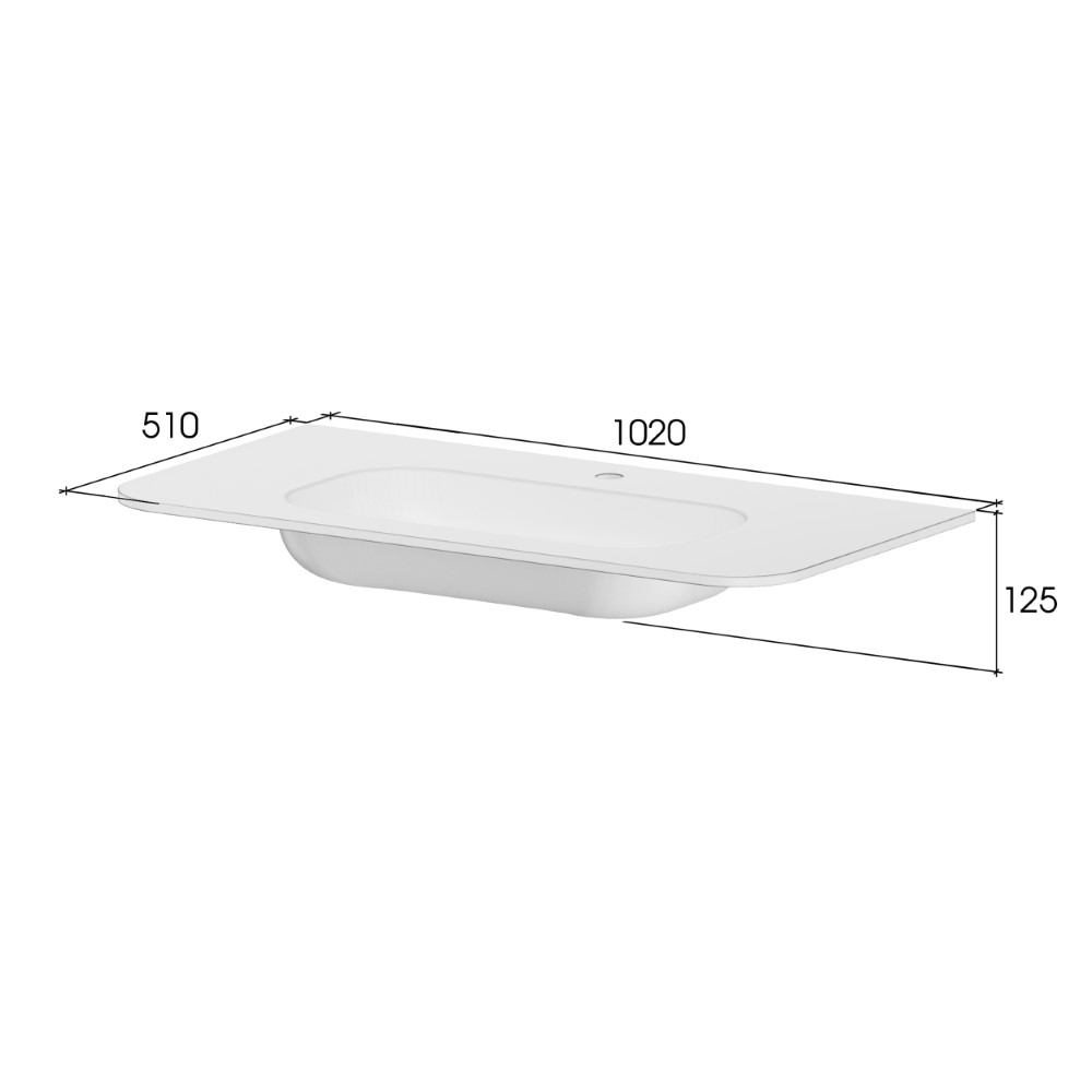 Тумба c раковиной voi 100см daphne