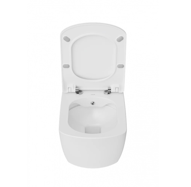 Creavit elegant eg321-00mb00e-0000 унитаз подвесной с функцией биде, безободковый (белый матовый)