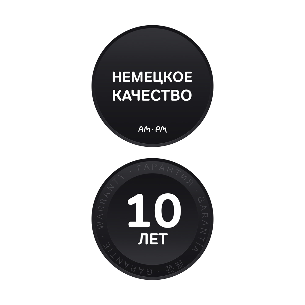 F0H85A522 X-Joy, TouchReel гигиенический набор для скрытого монтажа со смесителем д/душа, чёрный, шт