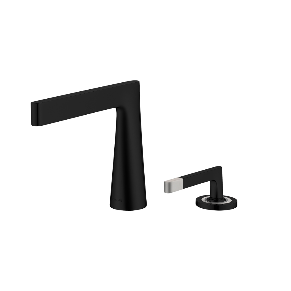 Смеситель boheme duo для раковины, 2х-позиционный black