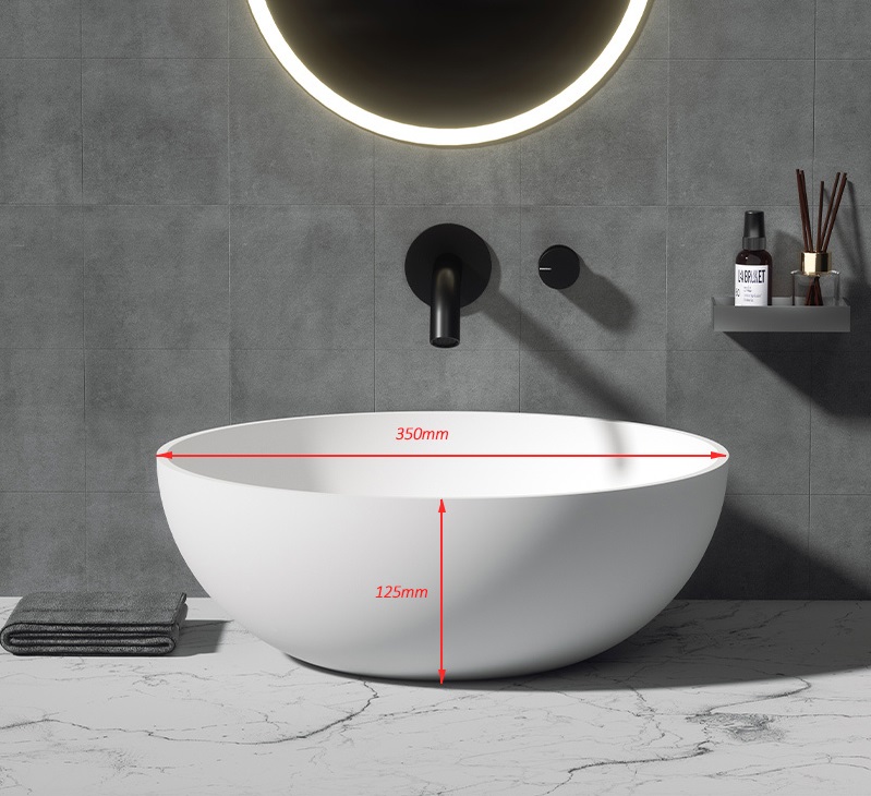 Раковина на столешницу armadi art monaco neoart vallessi avantgarde 879-35, белая mw