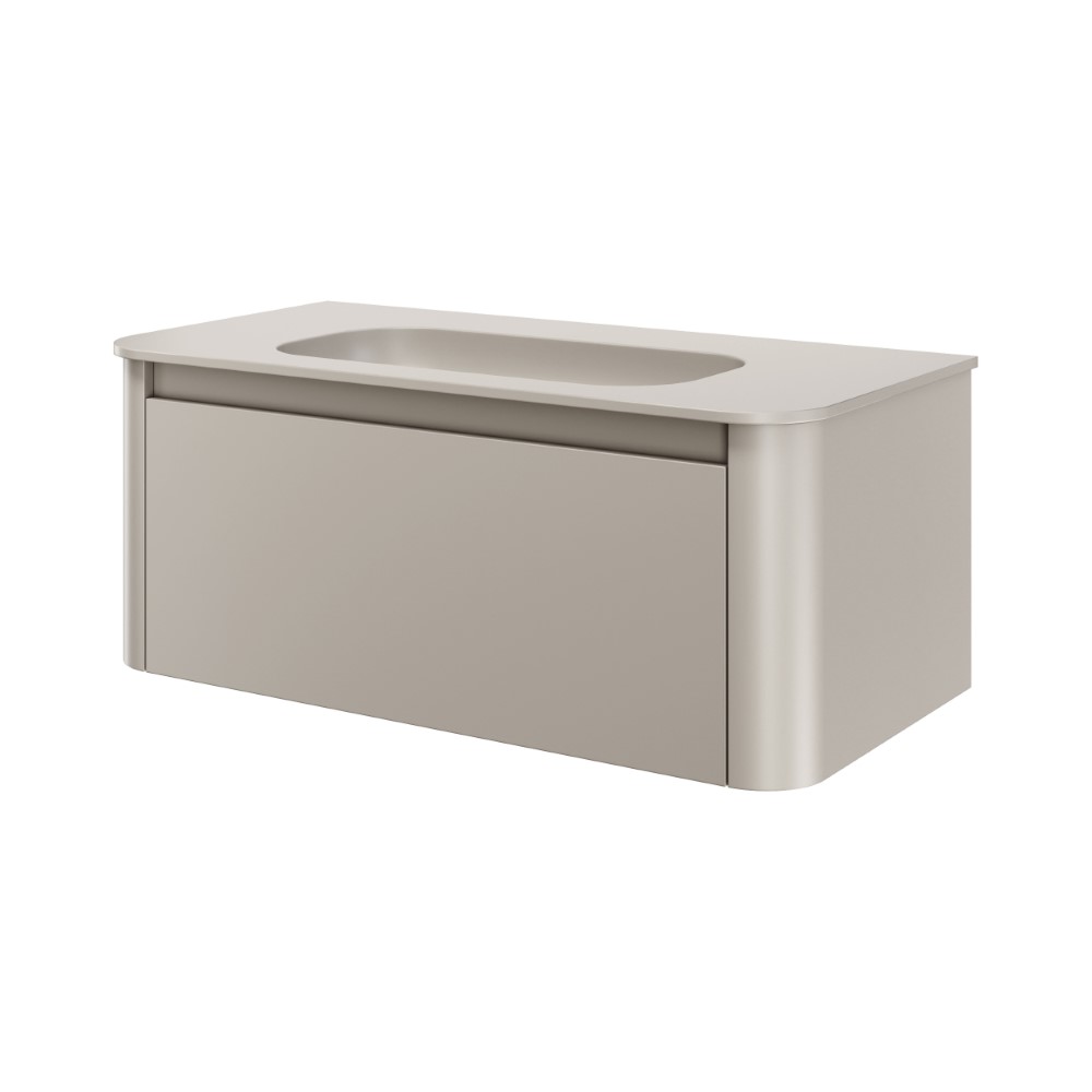 Тумба c раковиной voi 100см cashmere без отверстия