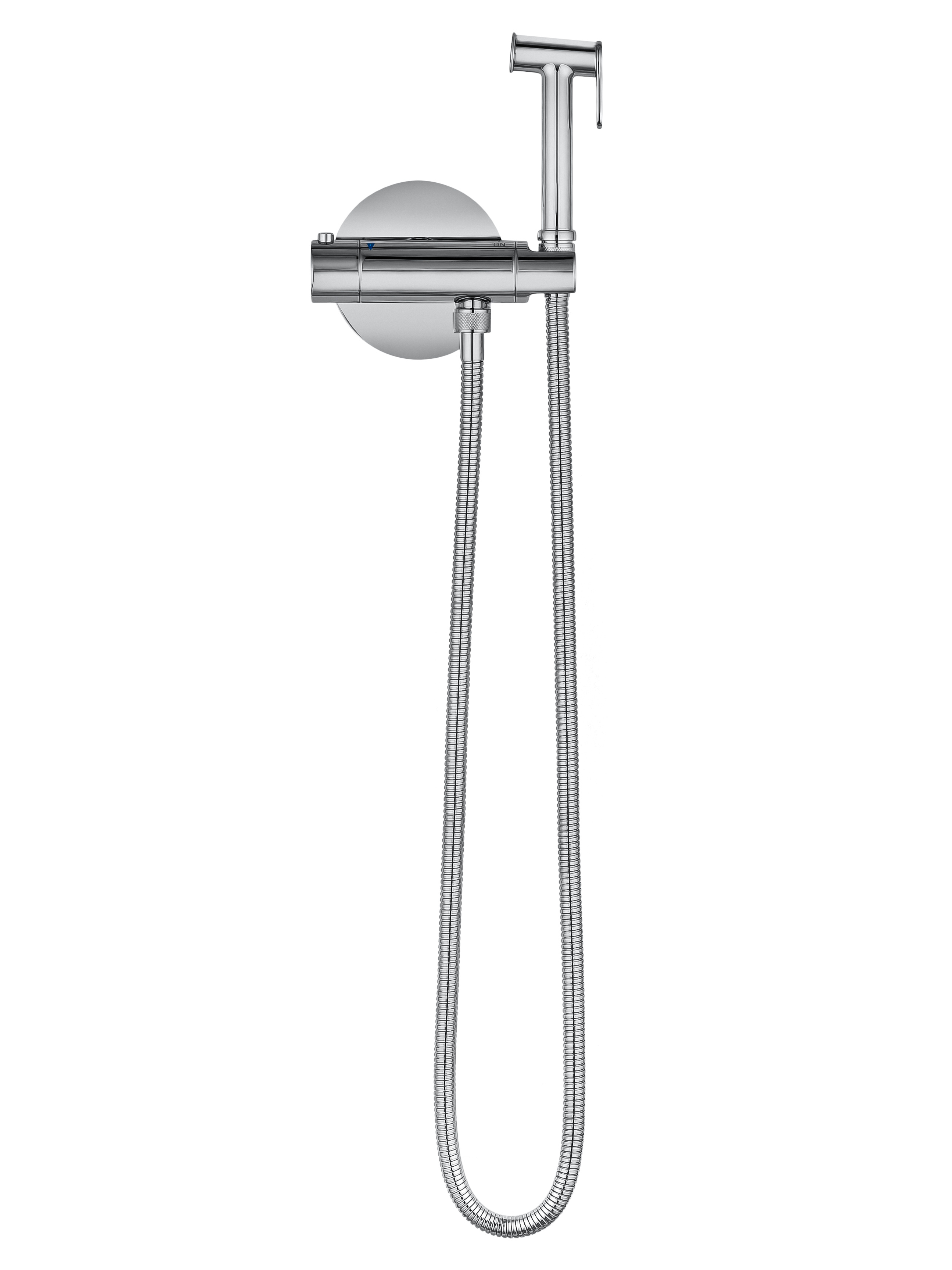 Смеситель с гигиеническим душем и термостатом встраиваемый wonzon & woghand, хром (ww-88819902-cr)