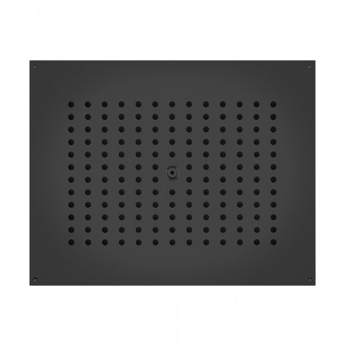 Bossini dream rectangular h38387.073 верхний душ 470*370 мм черный матовый