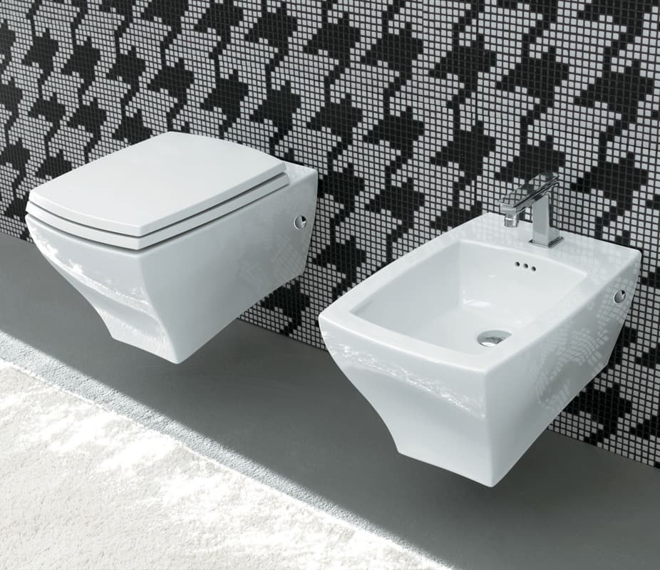 Биде подвесное белый глянцевый 300x360x535 jazz artceram