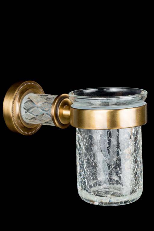 Держатель для зубной щетки boheme murano cristal 10904-crst-br бронза