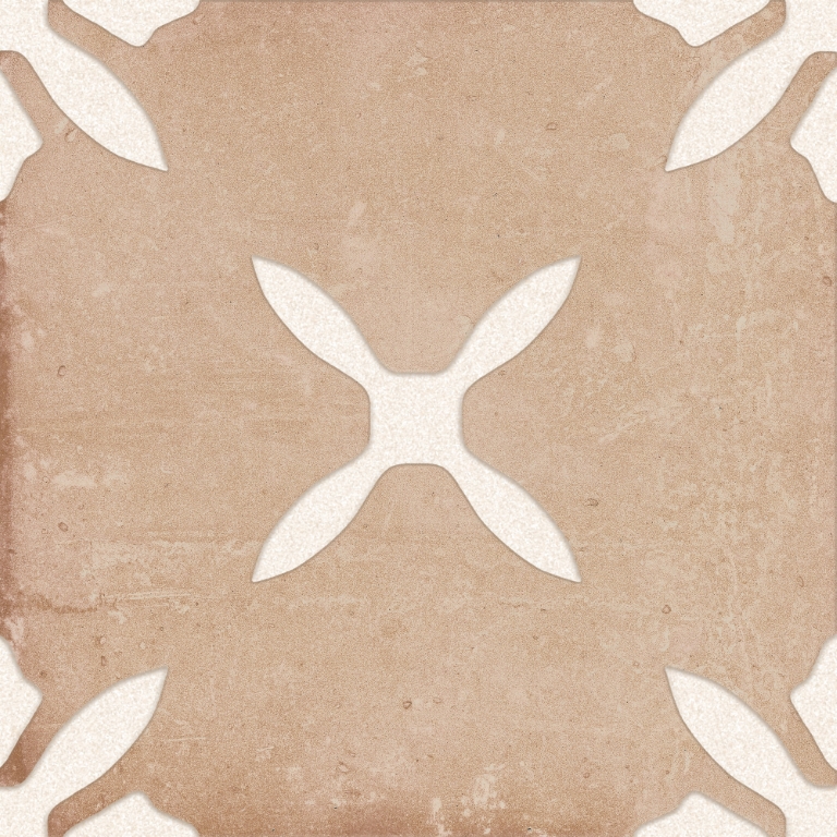 Керамогранит 40802 Pangea Clay Flower LT 22,3x22,3
