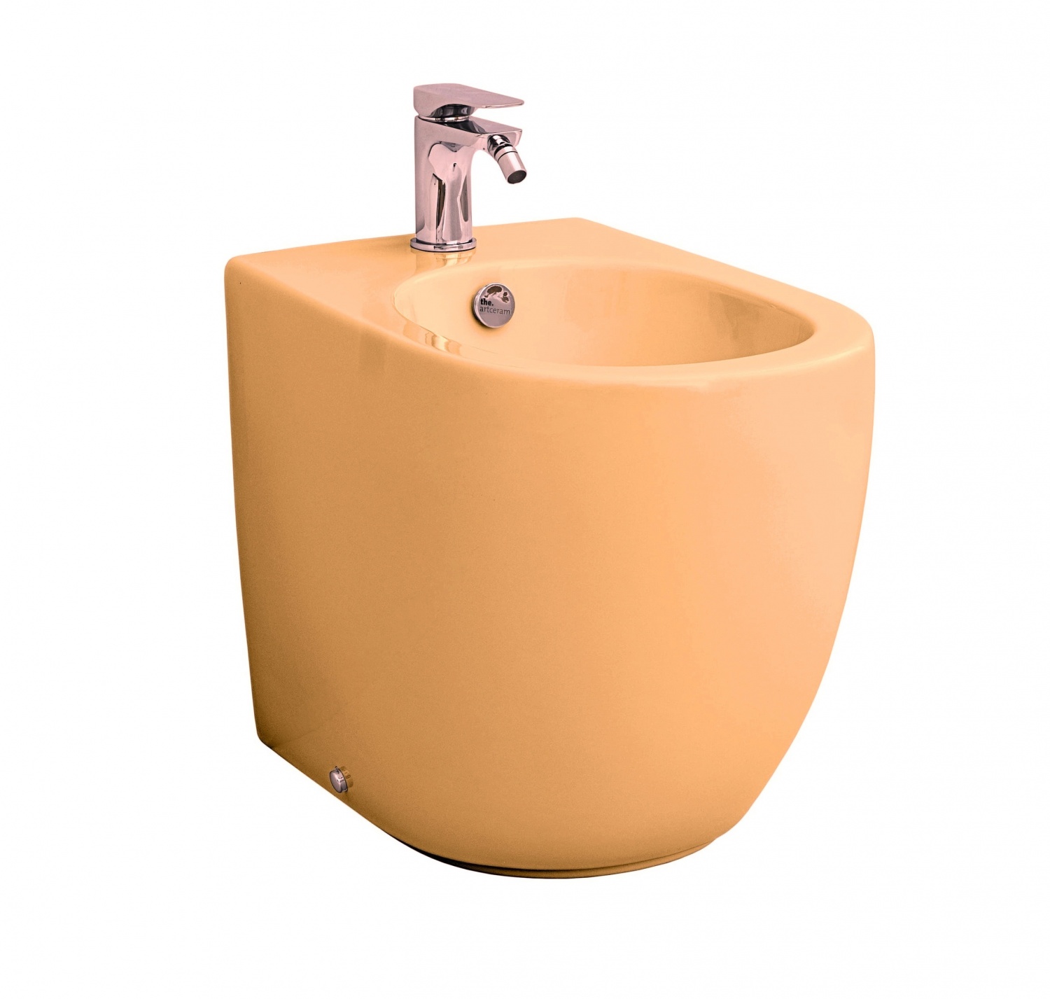 Биде напольное оранжевый матовый 420x360x520 file 2.0 artceram