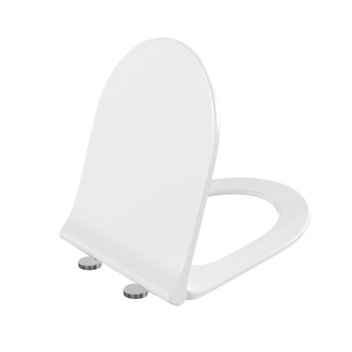 Инсталляция с унитазом VitrA Mia Round 9873B003-7201 комплект 4 в 1 с сиденьем микролифт безободковый цвет клавиши глянцевый хром