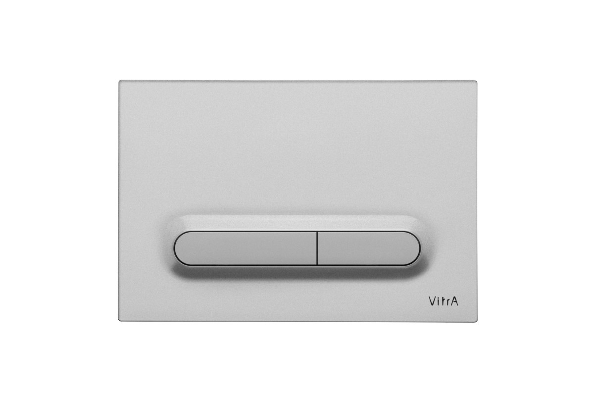 Инсталляция с унитазом VitrA Metropole 9820B003-7201 комплект 4 в 1 с сиденьем микролифт безободковый цвет клавиши матовый хром