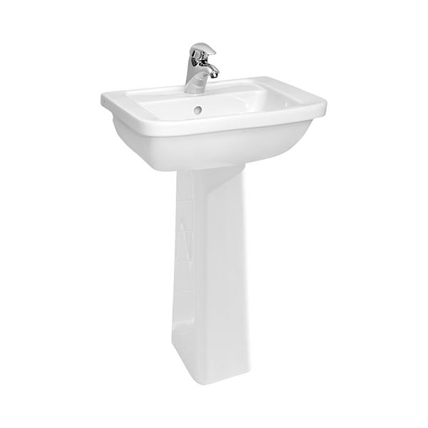 Комплект раковина 55 см form 300 c пьедесталом
