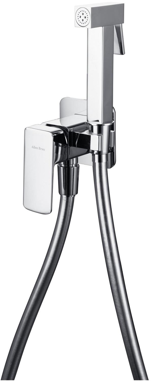 Смеситель с гигиеническим душем Allen Brau Infinity 5.21005-00 (с внутренней частью) хром