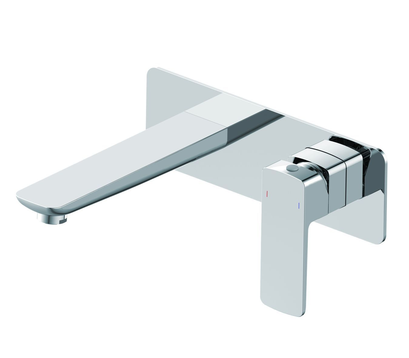 Смеситель для раковины встраиваемый wonzon & woghand edge, хром (ww-88869003-cr)