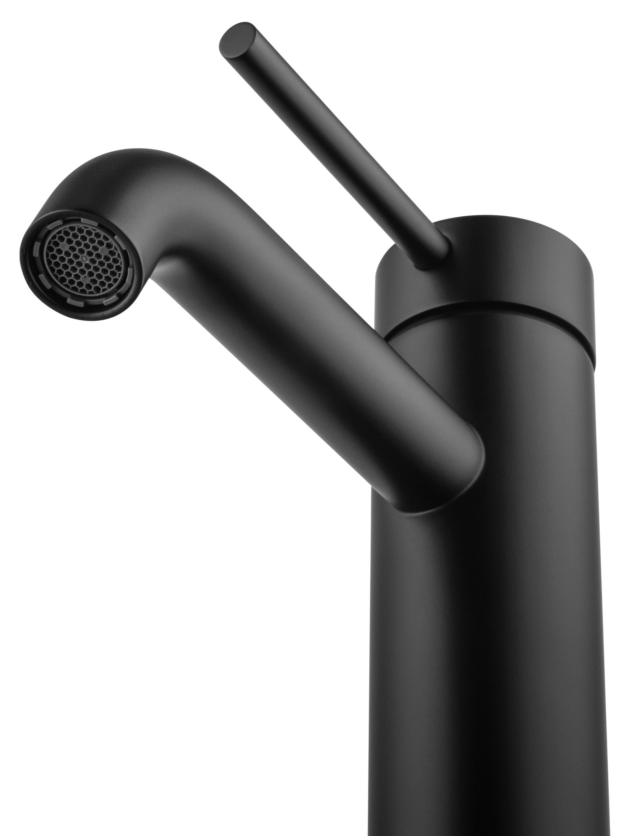 Смеситель для раковины wonzon & woghand stick, черный матовый (ww-88139017-mb)