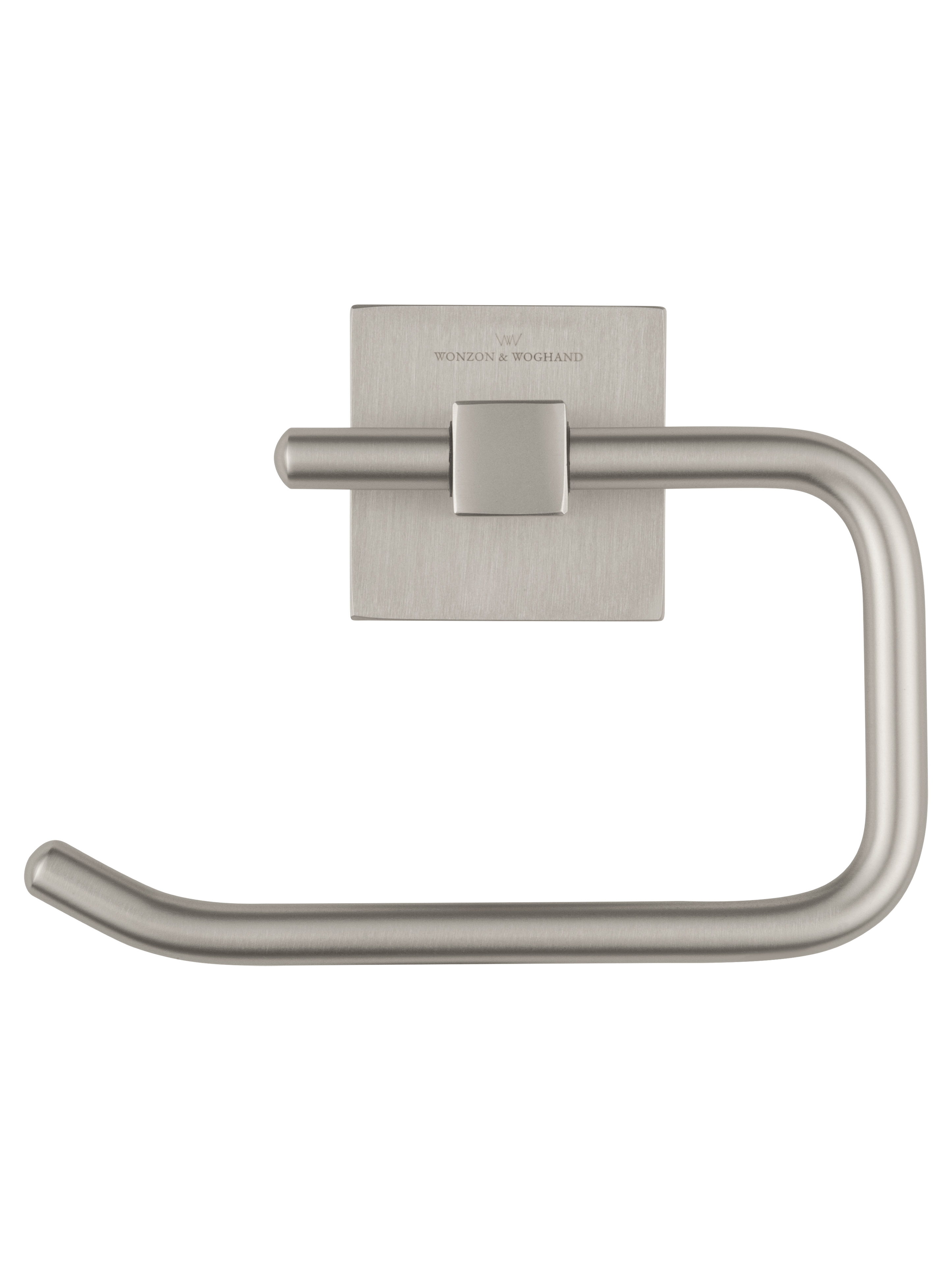 Держатель для туалетной бумаги без крышки wonzon & woghand polo, брашированный никель (ww-8916-bn)