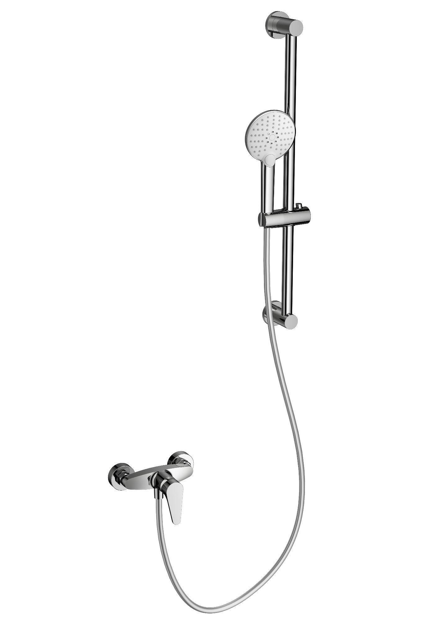 Смеситель для душа с гарнитуром wonzon & woghand, хром (ww-ae3103-cr)