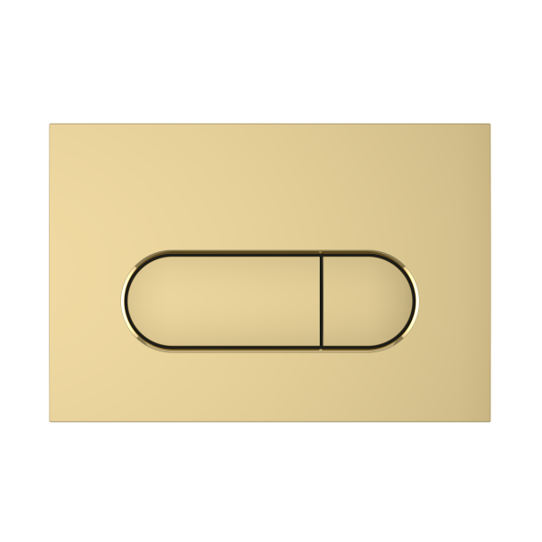 Root round панель смыва, золото
