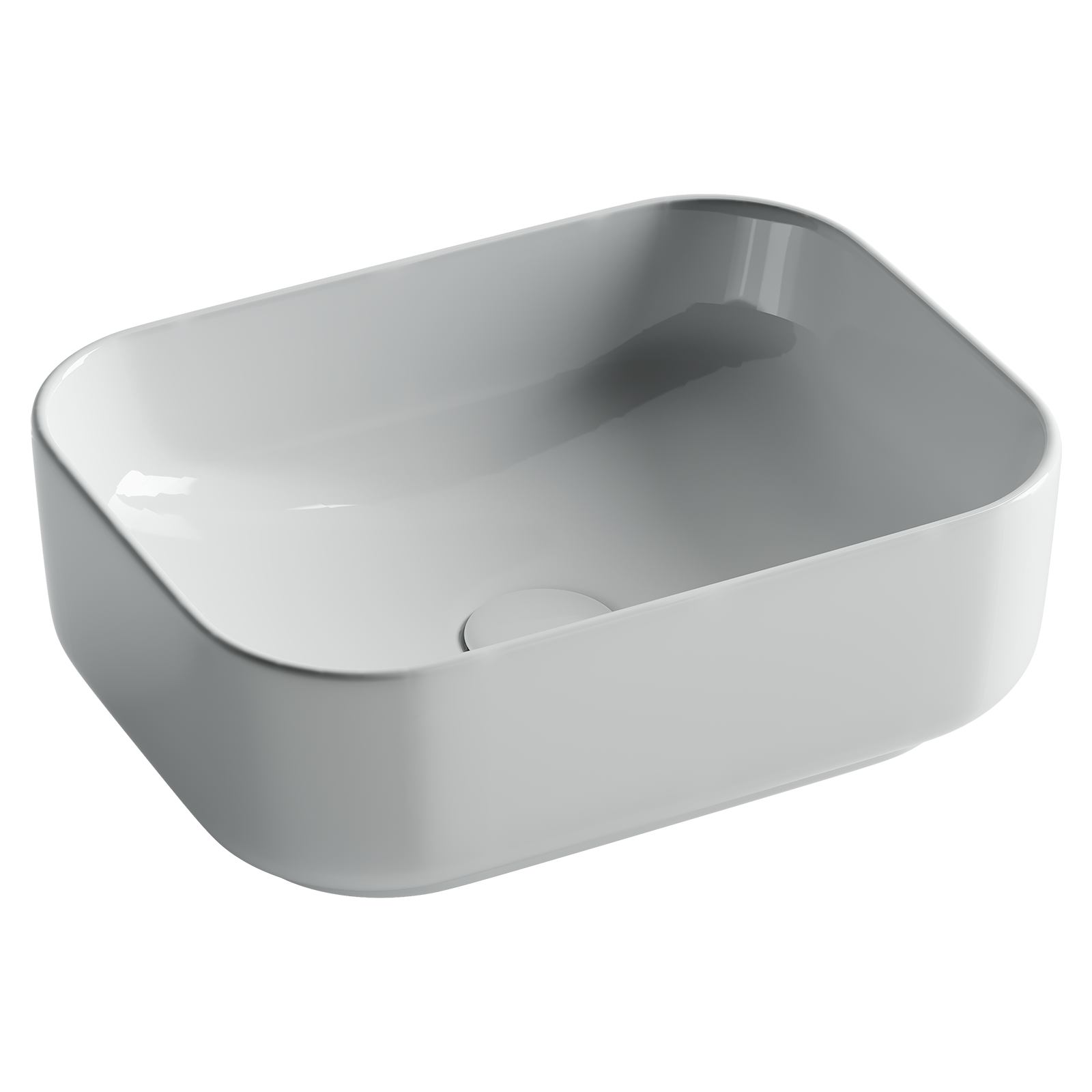 Умывальник чаша накладная прямоугольная element 400x305x140мм