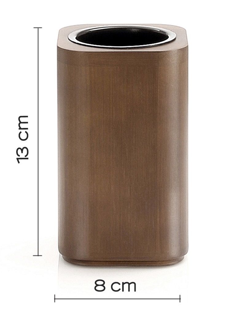 Стакан настольный dafne черный матовый gedy