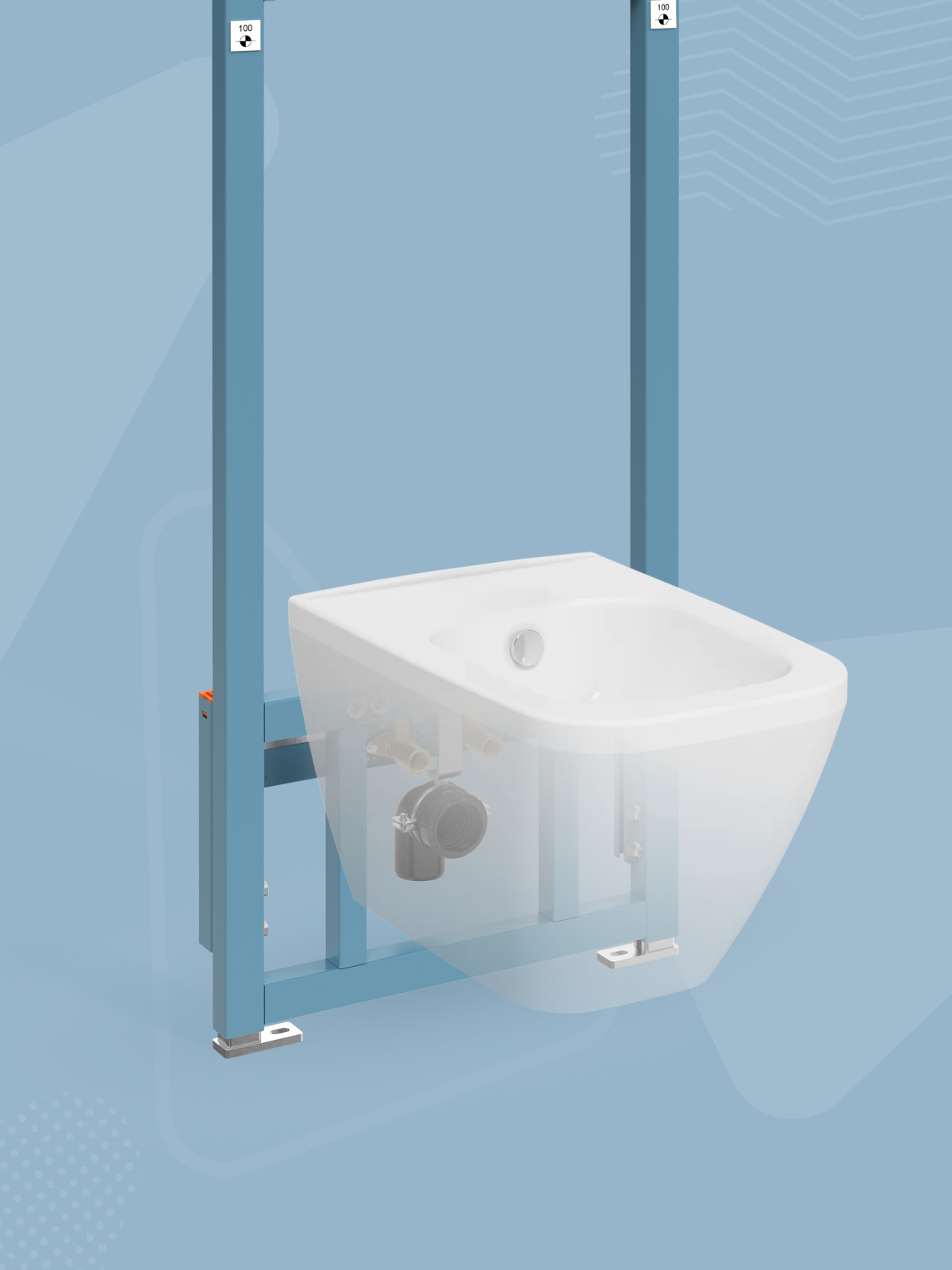 Рама скрытого монтажа для биде VitrA 880-5800