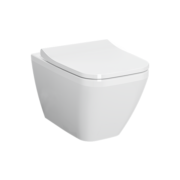 Подвесной безободковый унитаз integra square