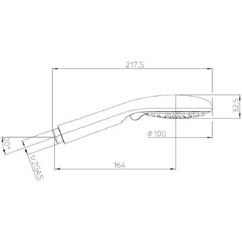 Bossini syncronia de8008.030 душевой гарнитур хром