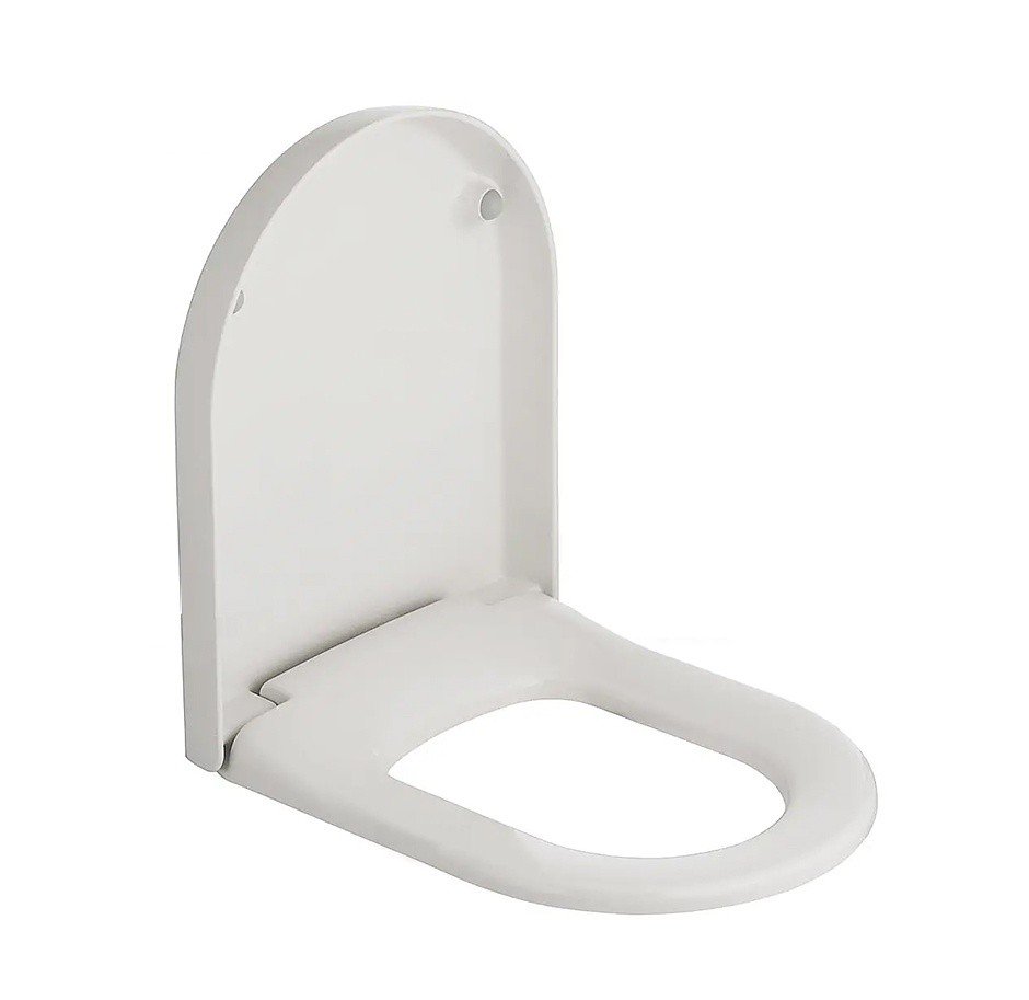 Сиденье с крышкой для унитаза белый глянцевый subway villeroy&boch