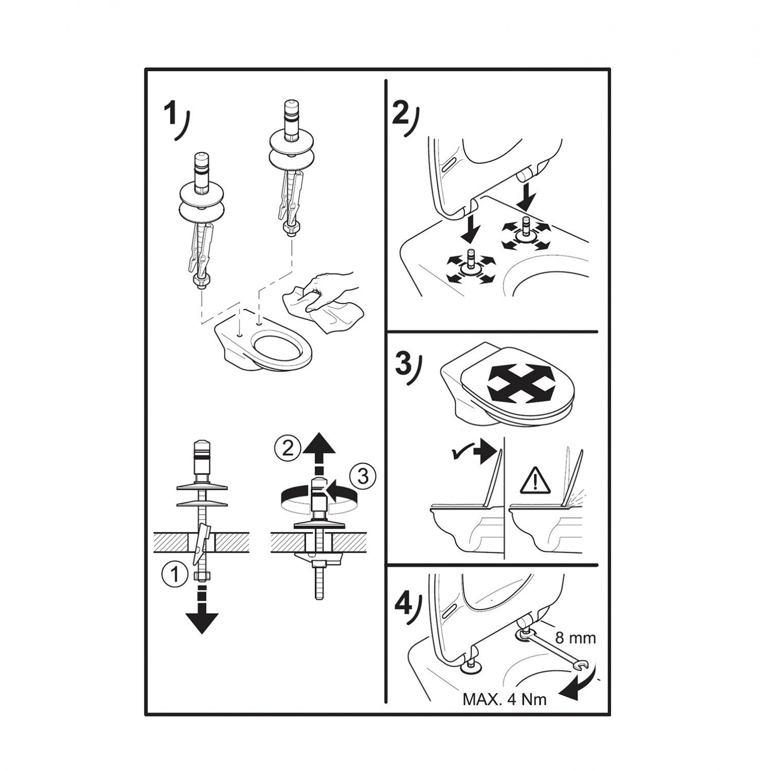 Сиденье с крышкой для унитаза белый глянцевый villeroy&boch