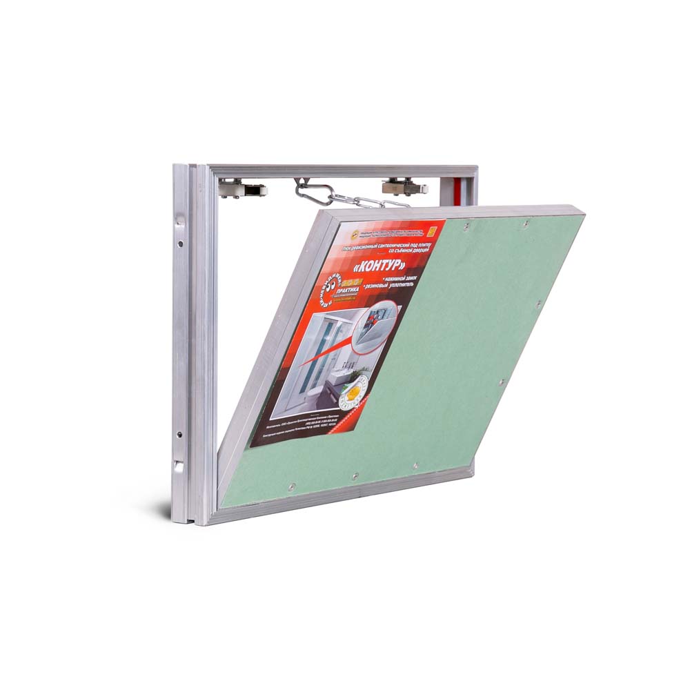 Люк со съёмной дверцей на цепочке «Контур» 400х300 мм (ШхВ)