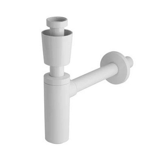 151.035.11.1 сифон для раковины белый на 40 мм